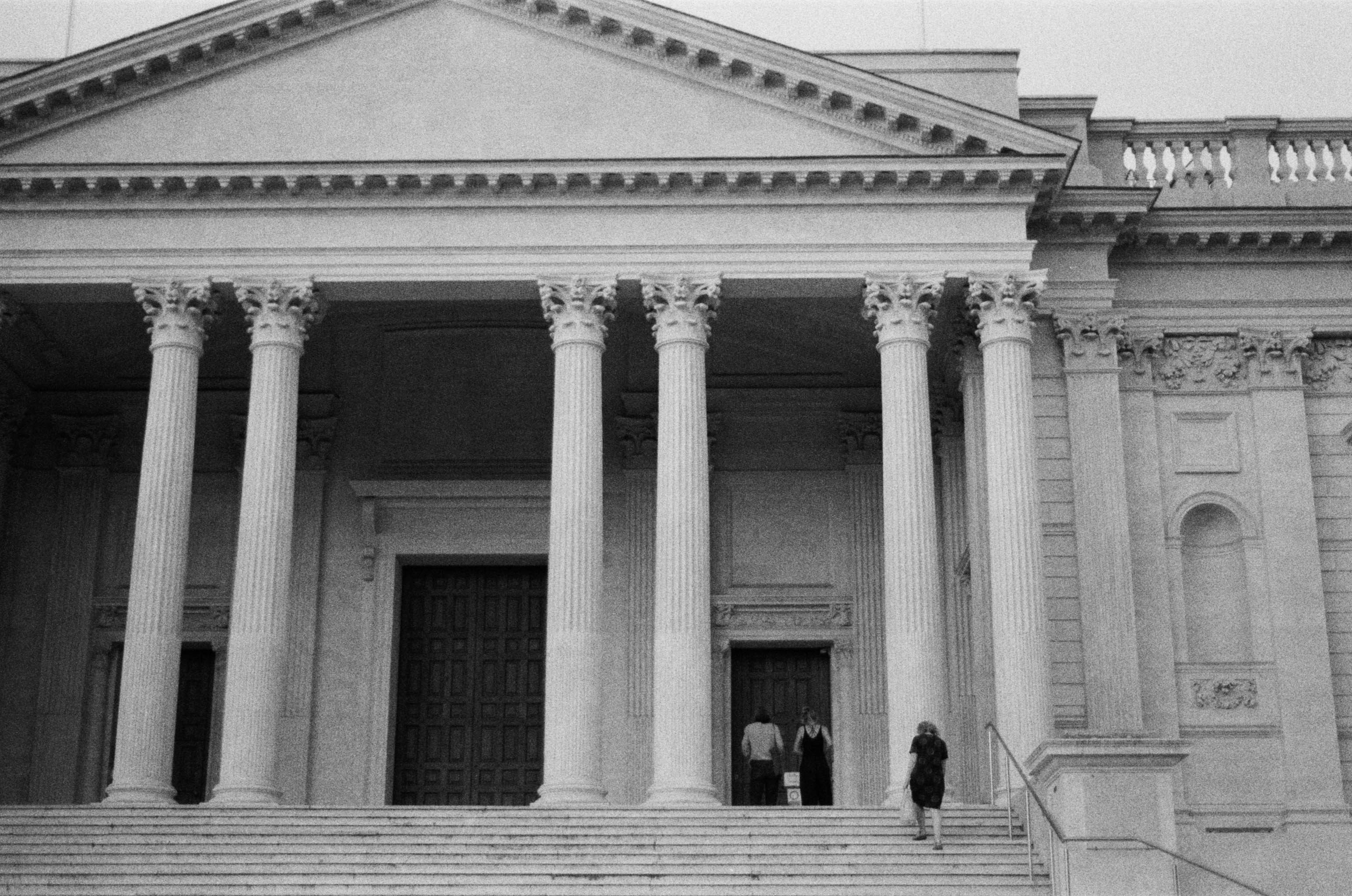 Black and white image of British School at Rome